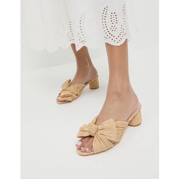 Loeffler Randall Emilia Knot Front Mule in Natural 8 - Picture 5 of 5